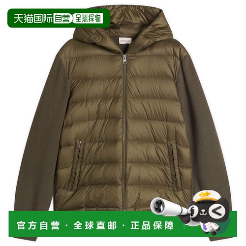 香港直邮Moncler 盟可睐 男士 混合式长拉链连帽夹克 9B00006M113