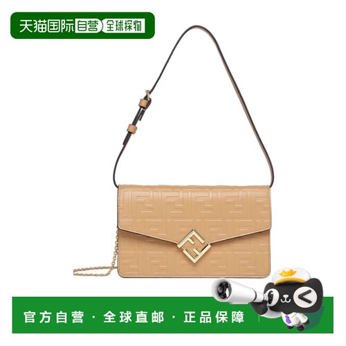 1h可退 香港直邮FENDI 24FW FF Diamonds 单肩包 Women斜挎包