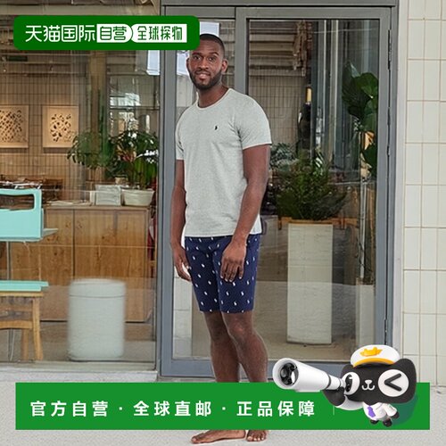 欧洲直邮polo ralph lauren拉夫劳伦 男款徽标刺绣运动短袖T恤