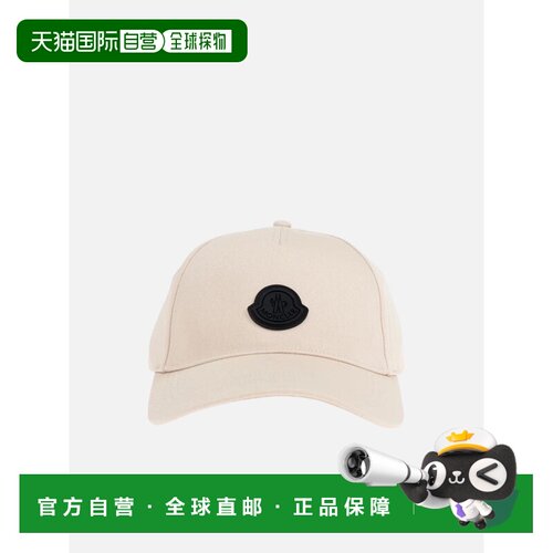 香港直邮MONCLER 女士帽子 K10933B000260U021E SS2025 米白色