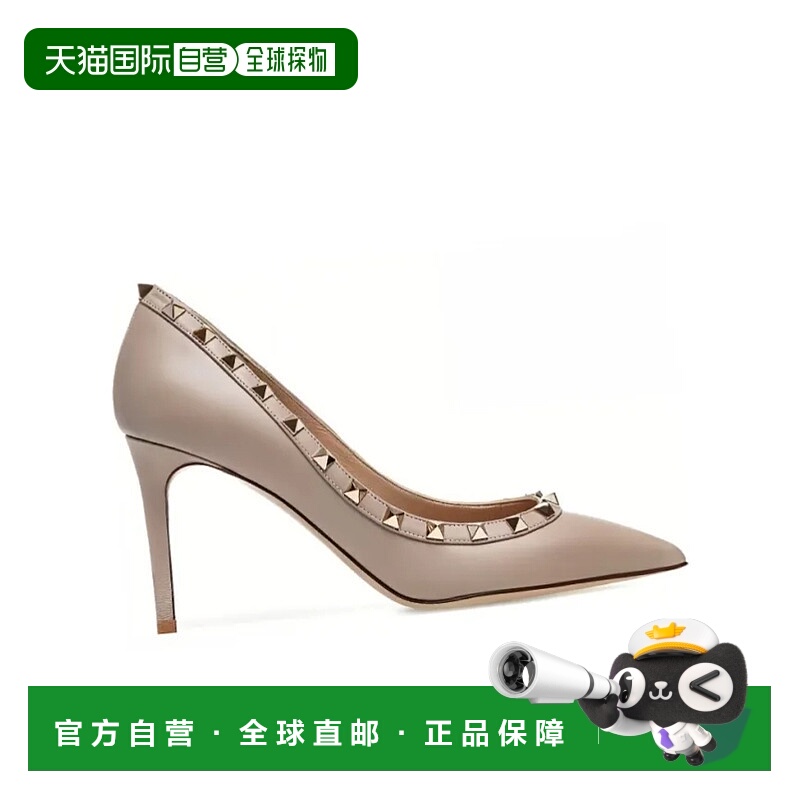 香港直邮Valentino Rockstud 铆钉高跟鞋 WS0A04VOD华伦天奴