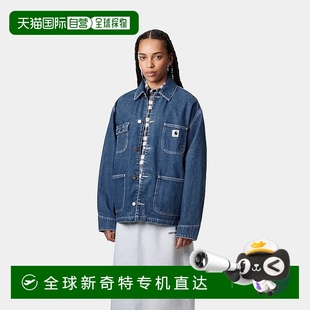 Wip 欧洲直邮Carhartt 女士蓝色棉夹克牛仔大衣