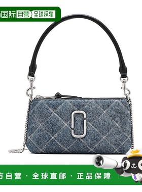 香港直邮Marc Jacobs 绗缝牛仔布Snapshot多功能单肩包 2P5SMN024