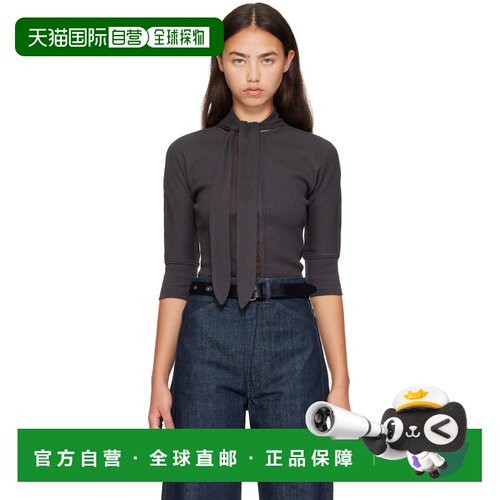 香港直邮Lemaire 女士 灰色 Ascot T恤 TS0056LJ1030