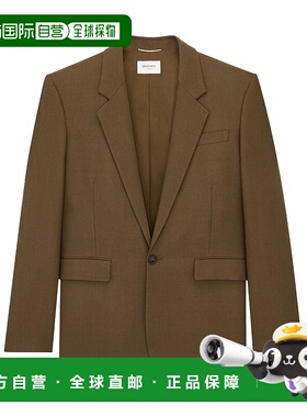 1h可退 香港直邮Saint Laurent 翻领长袖西装外套 828004Y2J02
