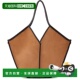 香港直邮Hereu Suede 女士 1h可退 黄褐色 Calella 托特包 WBP22C