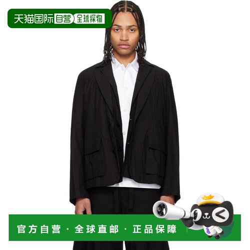 1h可退 香港直邮Sacai 男士 黑色 Cotton Typewriter 西装外套 26