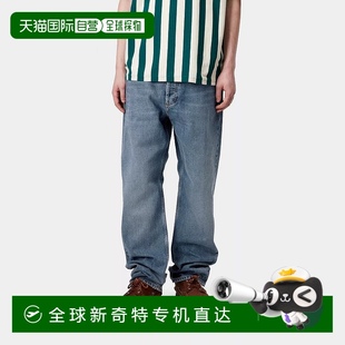 牛仔 欧洲直邮Carhartt Wip 男士 蓝色棉休闲裤