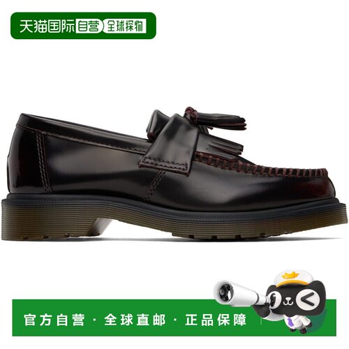 1h可退 香港直邮Dr. Martens 马丁大夫 男士 酒红色 Adrian Arcad
