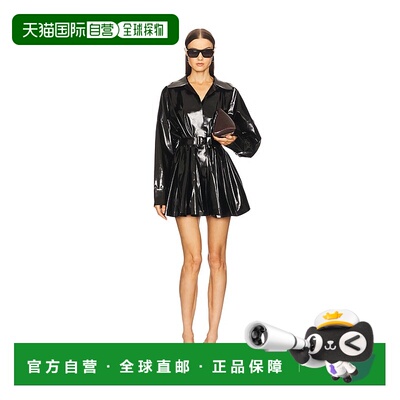 美国直邮NORMA KAMALI 诺玛 卡玛丽 女士 宽松款男友风衬衫式喇叭