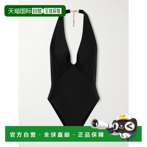 1h可退 香港直邮Saint Laurent 圣罗兰 女士 挂脖泳衣 859623Y37W