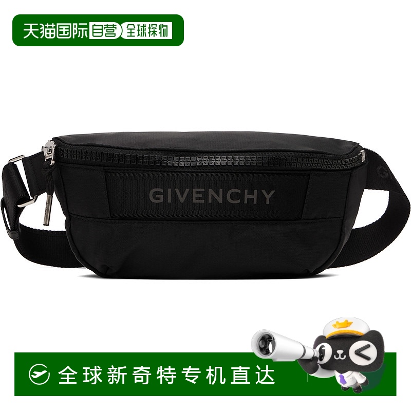 香港直邮Givenchy 纪梵希 男士 黑色 G-Trek 腰包 BKU040K1RG