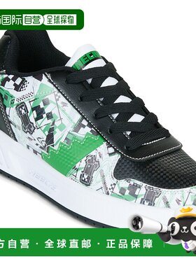 欧洲直邮Heelys  男孩鞋子 轮滑鞋 春夏 白色 Minecraft Kama