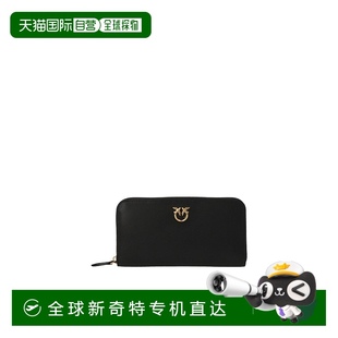 100250A0F1拉链 香港直邮Pinko 品高 女士 徽标钱包
