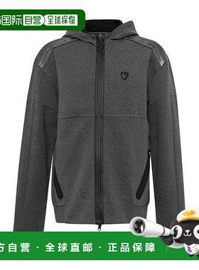 香港直邮EA7 Emporio Armani 深灰色拉链连帽休闲夹克 6ZPM91 PJQ