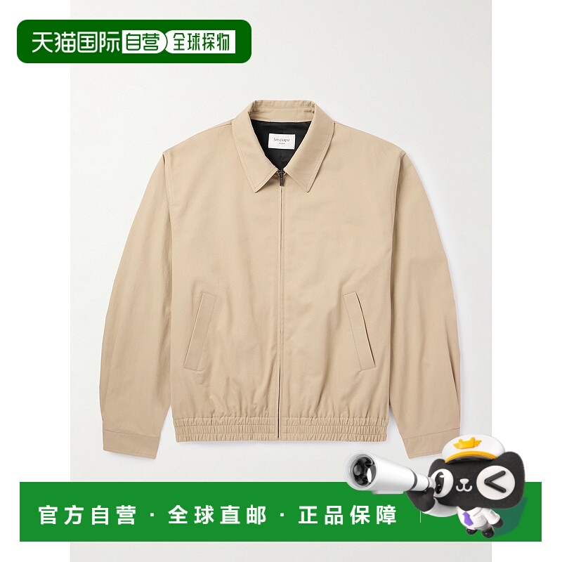 1h可退 Saint Laurent 圣罗兰 男士 拉鍊短夾克 836360YZ外套夹克