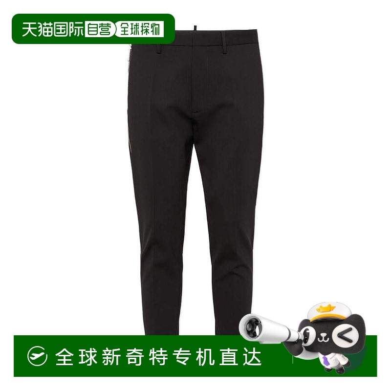 1小时内可退 香港直邮Dsquared2 二次方 男士 徽标休闲裤 S74KB09