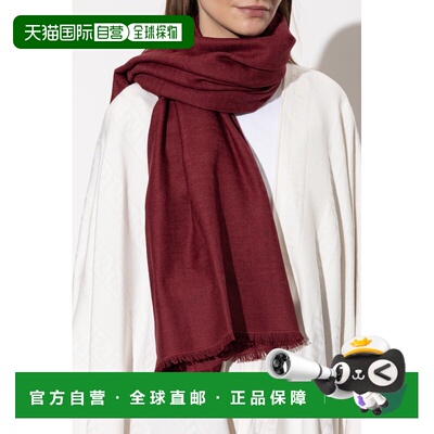 1h可退 香港直邮FENDI 女士围巾 FXT388B1VKF1Y7W AW2026 红色 FF