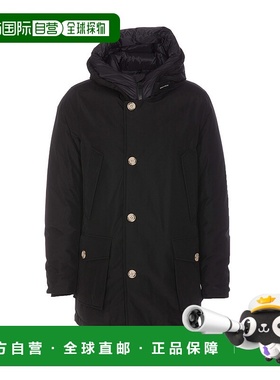 1h可退 欧洲直邮WOOLRICH 男士羽绒服 CFWOOU0483MRUT0001BLK
