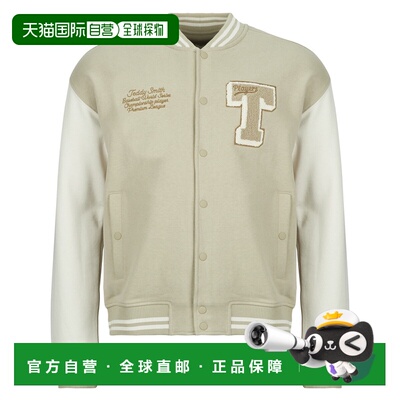 欧洲直邮Teddy Smith衣服男套头运动衫卫衣米色G-ROMEO