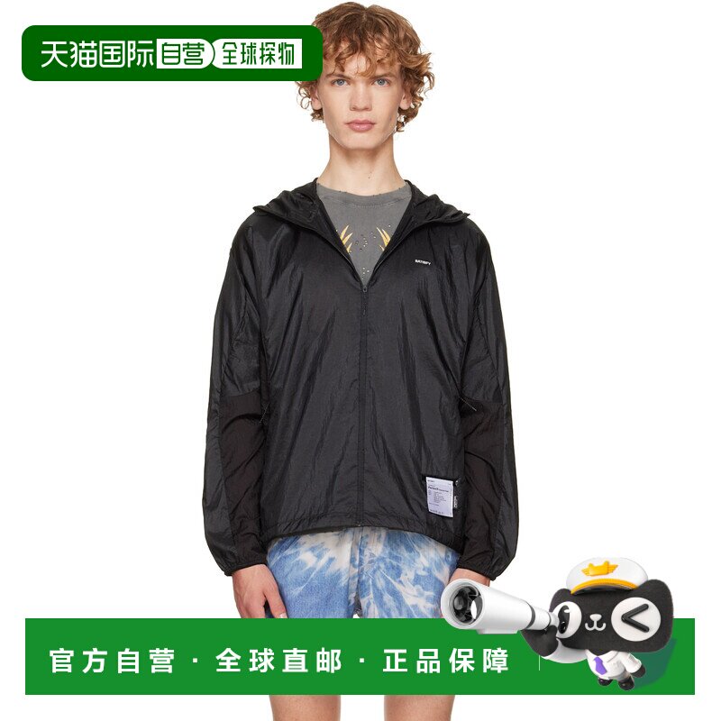 1h可退 香港直邮Satisfy 男士 黑色 Pertex Diamond Fuse Windbre