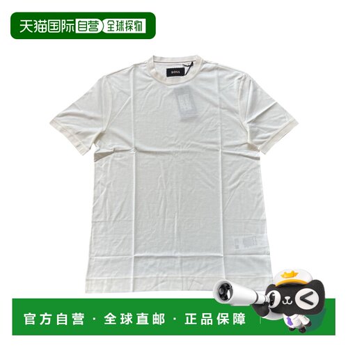 香港直邮BOSS HUGO BOSS 男士T恤 50565301118 AW2026 白色短袖