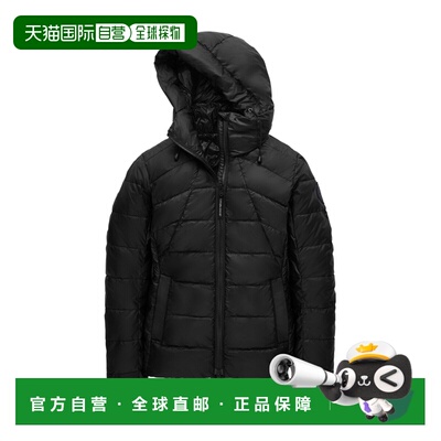 香港直邮CANADA GOOSE 女士羽绒服 2220LB61 AW2023 黑色 连帽羽