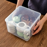 Чайный сервиз, настольная пылезащитная коробка для хранения, чайная чашка, чай в пакетиках, заварочный чайник