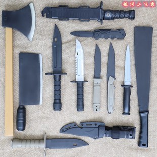 塑料刀橡胶刀训练刀模型刀军训舞台道具小品表演儿童软刀仿真刀