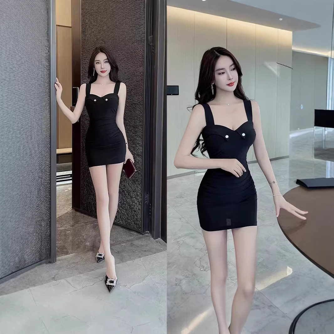 夜店春季新款性感夜场短裙纯欲诱惑制服火辣包臀裙修身夜店工作服