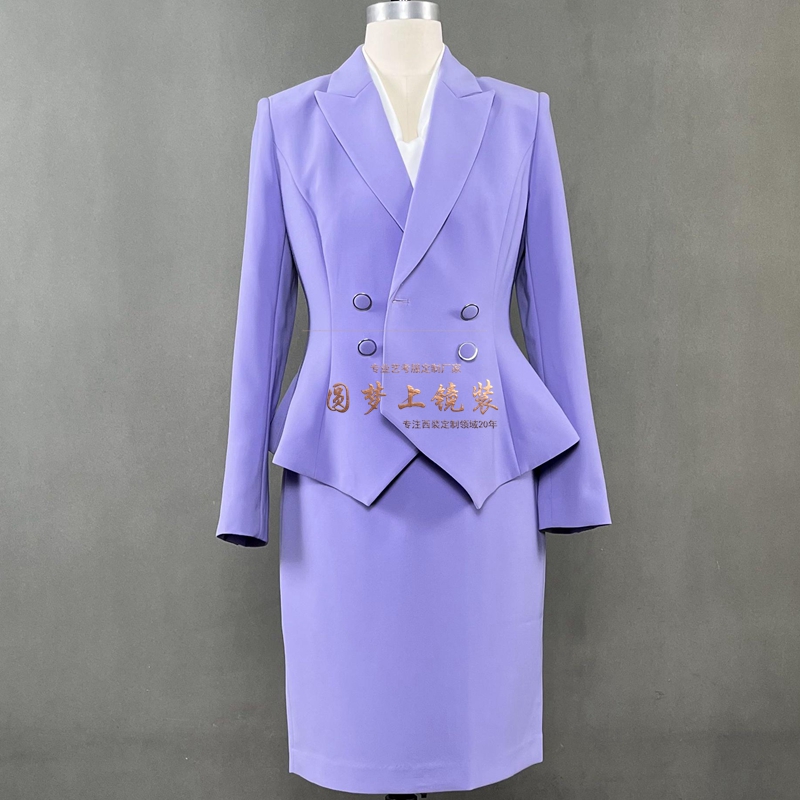 艺考播音主持上镜西服套装