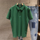 休闲上衣夏季 t恤欧美简约翻领保罗衫 男短袖 喜吉良纯色棉质polo衫