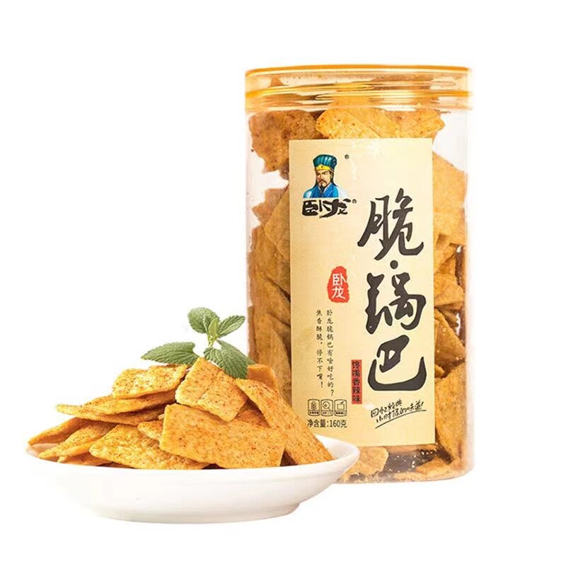 巴好吃脆锅巴酱汁牛肉味