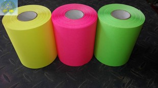阻燃荧光纸彩带飘带 酒吧夜店夜场气氛道具 彩带机 彩条机用彩纸