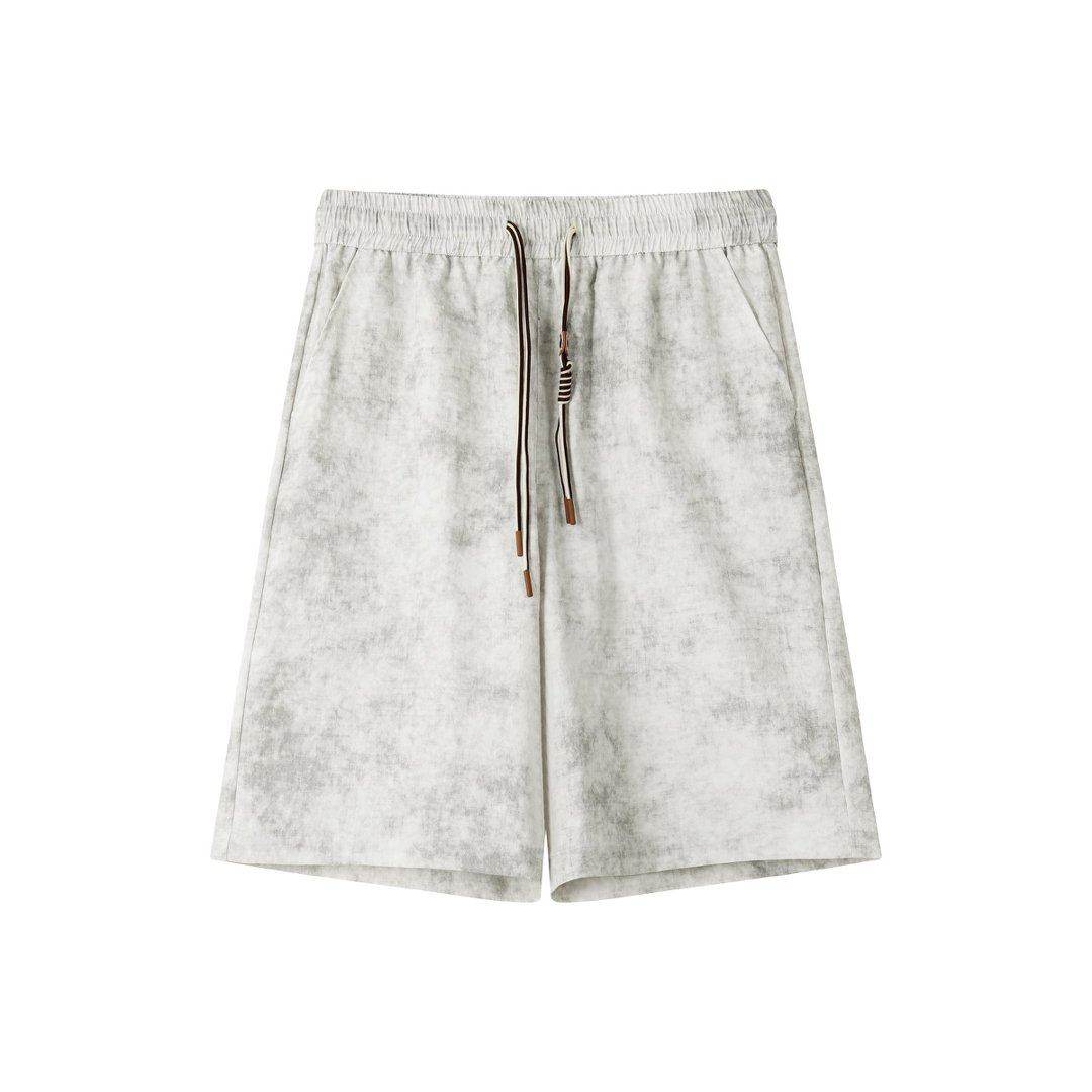 CYDCLUB 2026夏扎染短裤男冰丝薄款直筒宽松运动五分裤,男装,短裤,淘宝优惠券,粉丝福利购,淘宝优惠卷