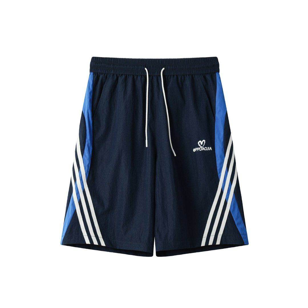 CYDCLUB 美式撞色条纹五分裤男青少年夏季凉感速干短裤,男装,短裤,淘宝优惠券,粉丝福利购,淘宝优惠卷