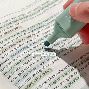 Color highlighter a set of 12 color marker pen划重点标记号笔