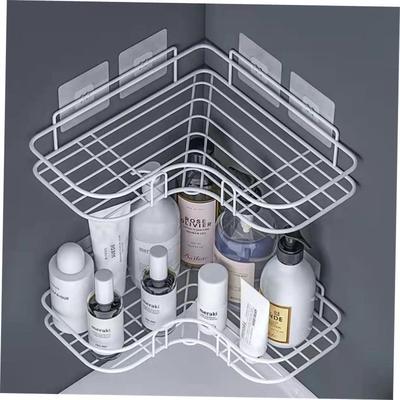 Kitchen Shelf Bathroom Accessories Punch Free Corner Rack