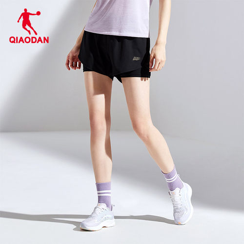 乔丹女跑步速干裤运动短裤