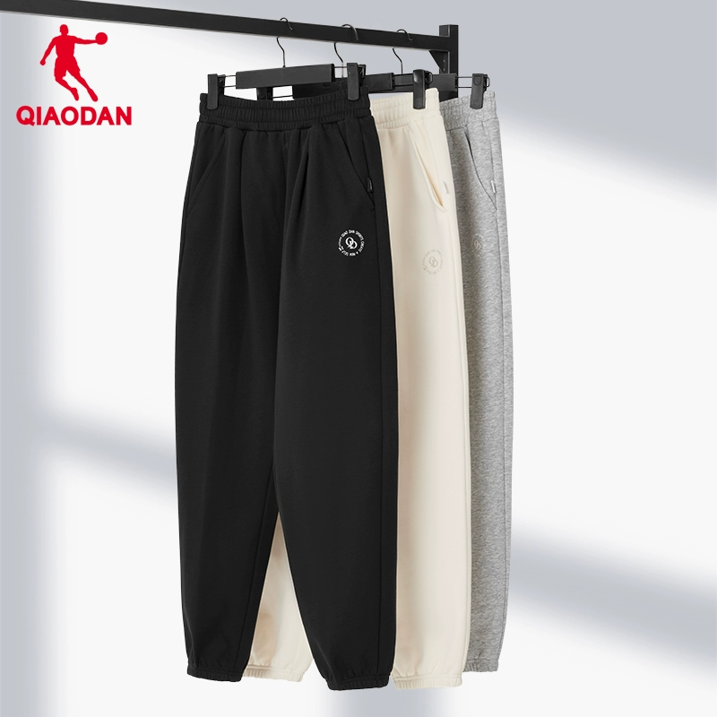 乔丹运动长裤女2025冬季新款卫裤简约潮流宽松休闲收口针织裤子女,运动服/休闲服装,运动长裤,淘宝优惠券,粉丝福利购,淘宝优惠卷