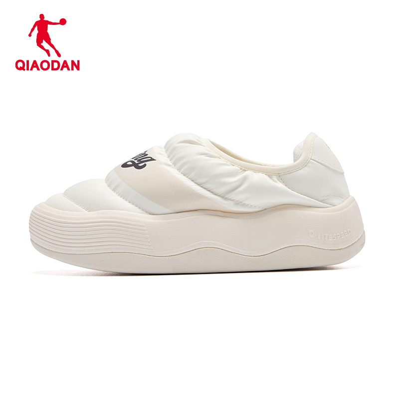 乔丹面包鞋女泡芙鞋户外鞋一脚蹬