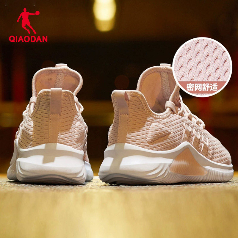 乔丹网面透气运动鞋女鞋跑步鞋2026春季新款轻便减震软底妈妈跑鞋