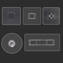 纸巾盒配件贴筷笼子免打孔扣强力粘贴片置物架化妆收纳盒免钉挂扣