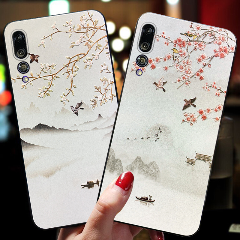 适用于华为p20手机壳p20pro中国风nova3i女novo3e硅胶软壳nove男navo潮牌个性创意新款梅花por国风复古潮外壳