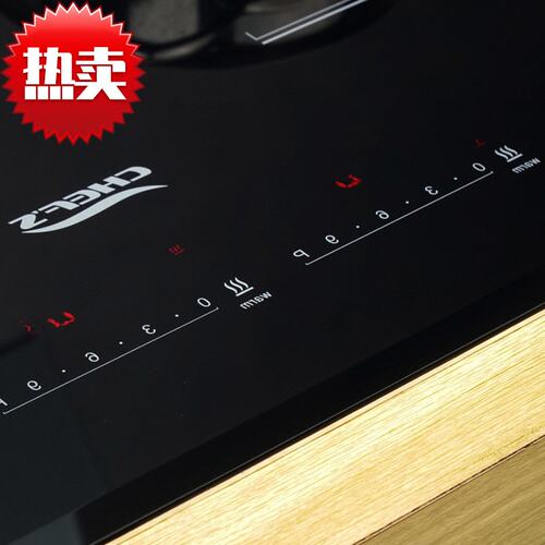 工厂EH-DIH836 Double Burner 4000W Induction Cooktop Built EL