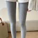 袜miu系冬季 春秋打底裤 女竖条纹灰色显瘦微压连裤 保暖咖色瘦腿袜