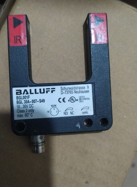 BGL001F/BGL30A-007-S49德国巴鲁夫槽型光电式传感器二手拆机现货