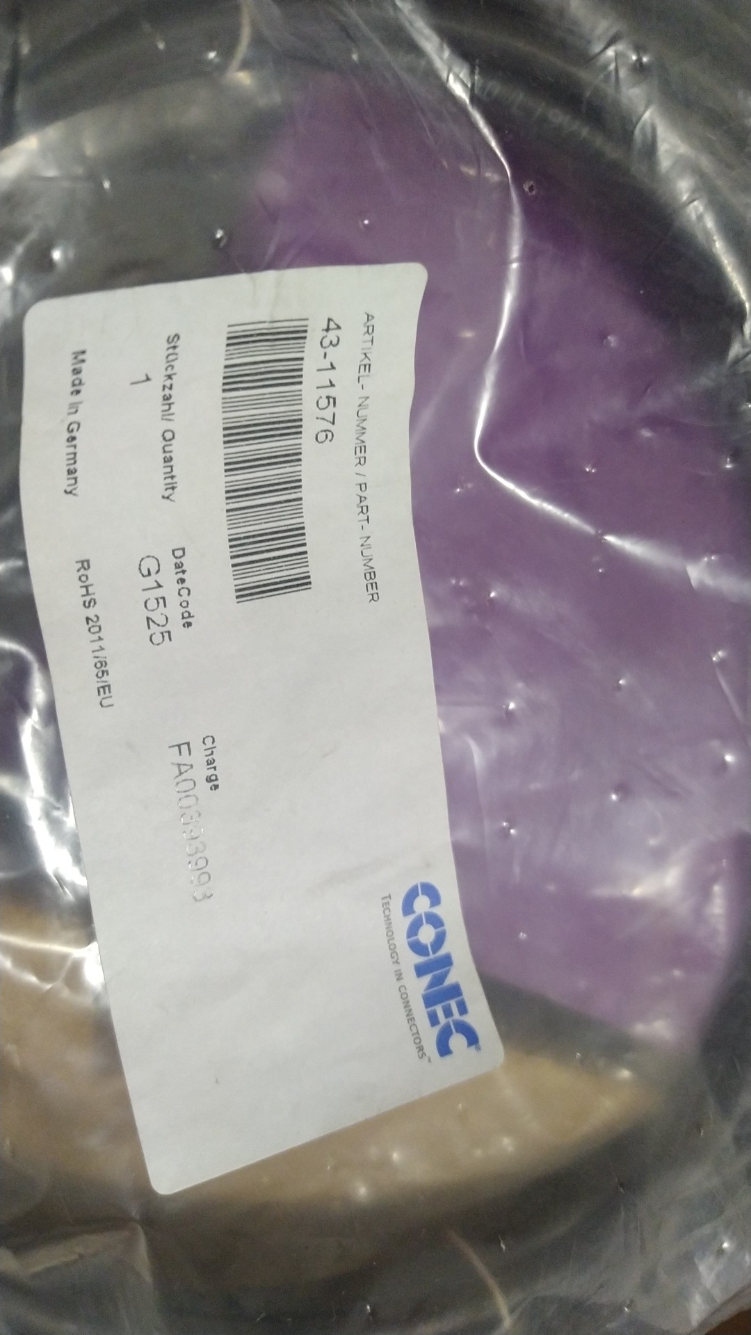 43-11576/42-10014/SAL-8-RS3-5/K1德国CONEC链接电缆原装进口现