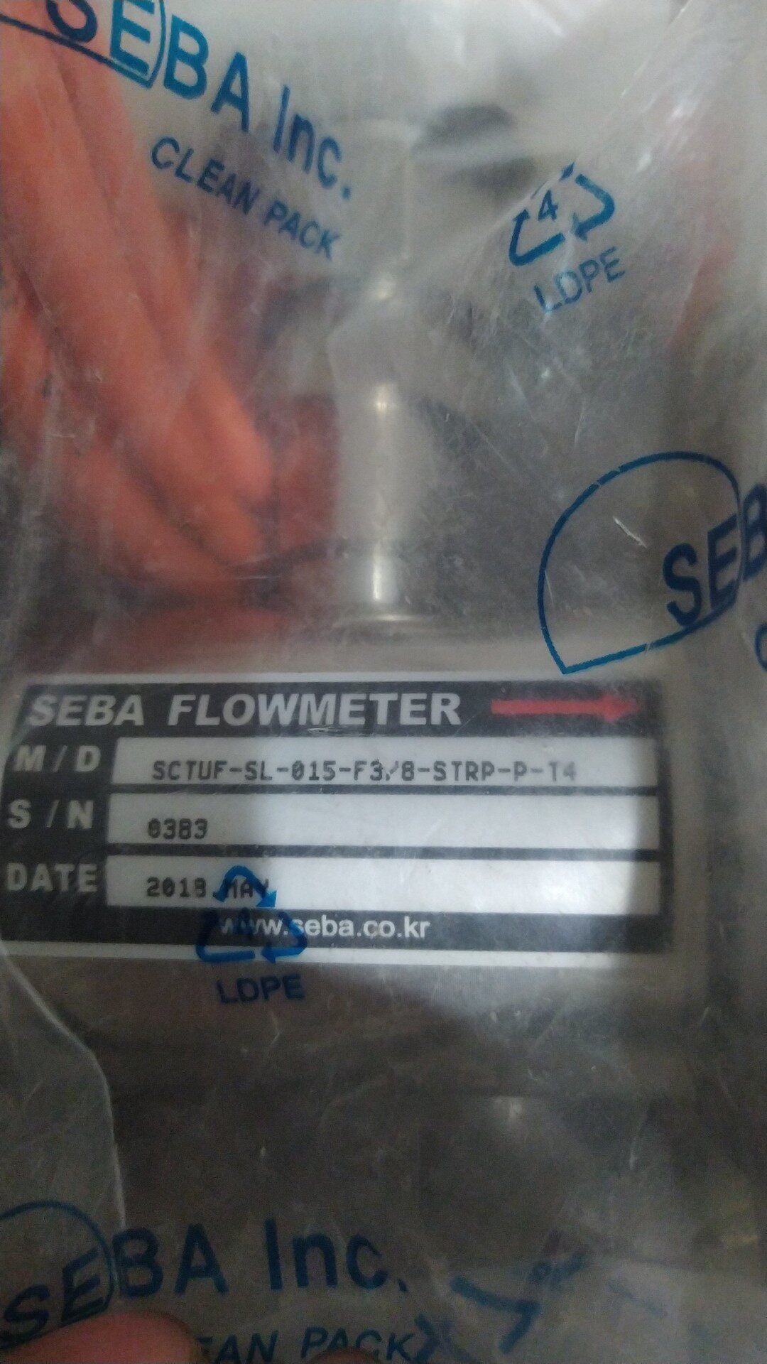SCTUF-SL-015-F3/8-STRP-P-T4韩国SEBA流量计全新原包装现货