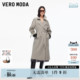 开衩底摆可拆腰带外套气质好看 H版 Vero Moda奥莱风衣女春秋新款